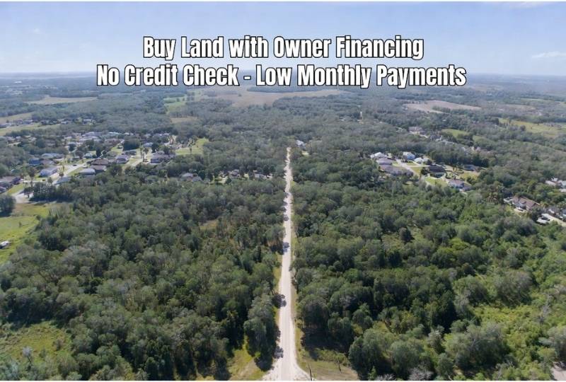 owner financing land Florida Putnam County cheap land monthly payments